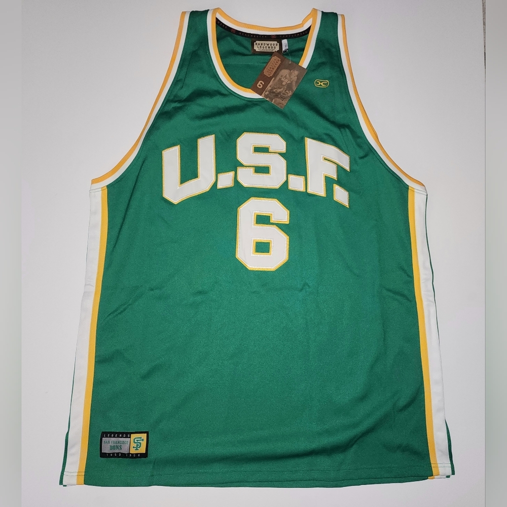 Vintage USF Bill Russell college jersey Hardwood Legends 4XL